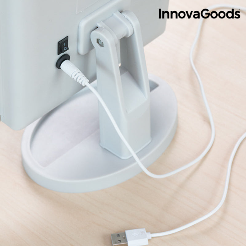 Förstoringsspegel med LED 4-in-1 Sminkspegel