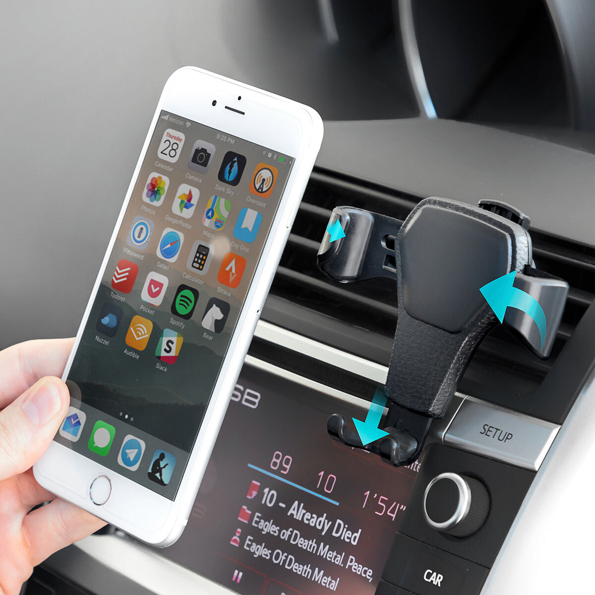 Smartphone-hållare för bilar