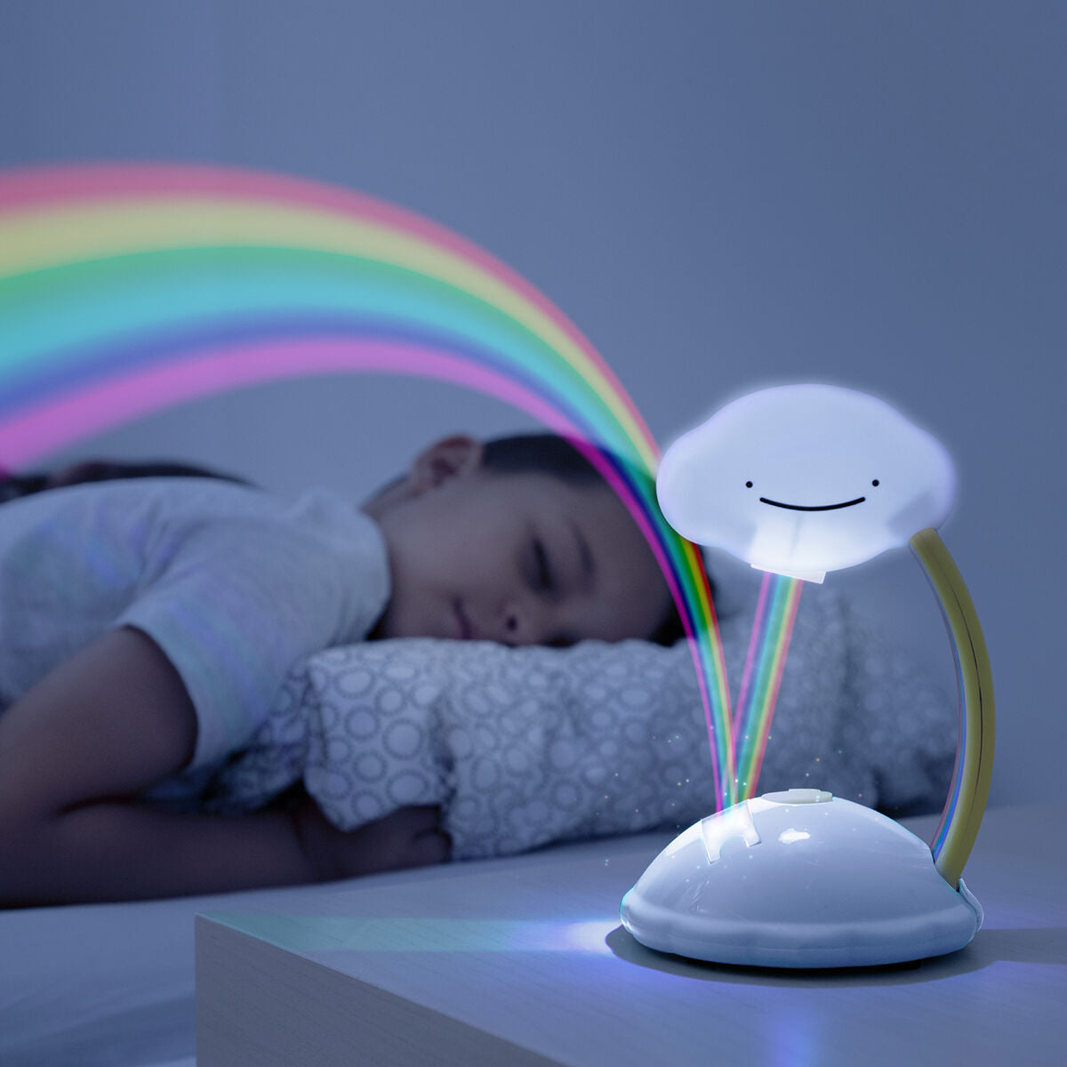 LED regnbågsprojektor Nattlampa