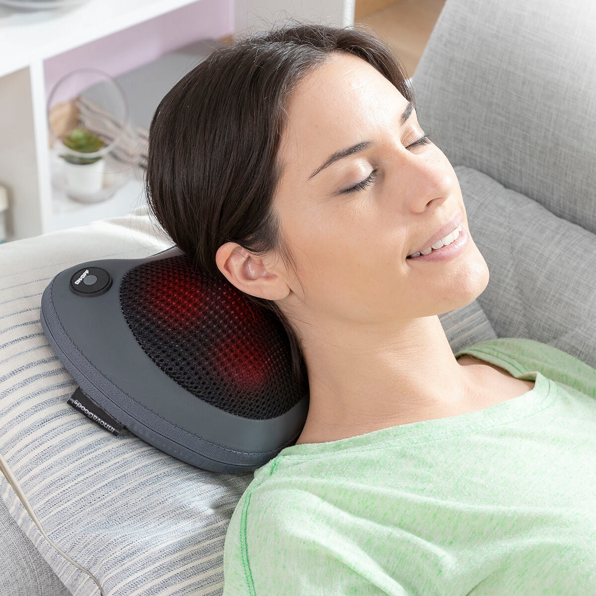 Kompakt Shiatsu Massager Elektrisk Nackmassage