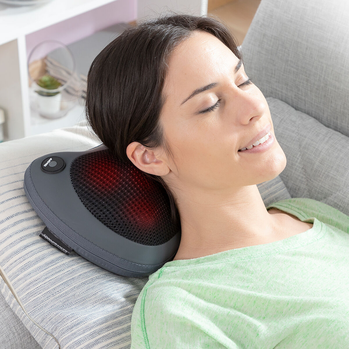 Kompakt Shiatsu Massager Elektrisk Nackmassage