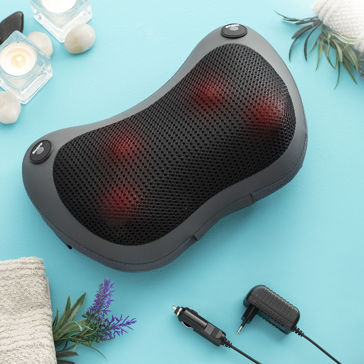 Kompakt Shiatsu Massager Elektrisk Nackmassage