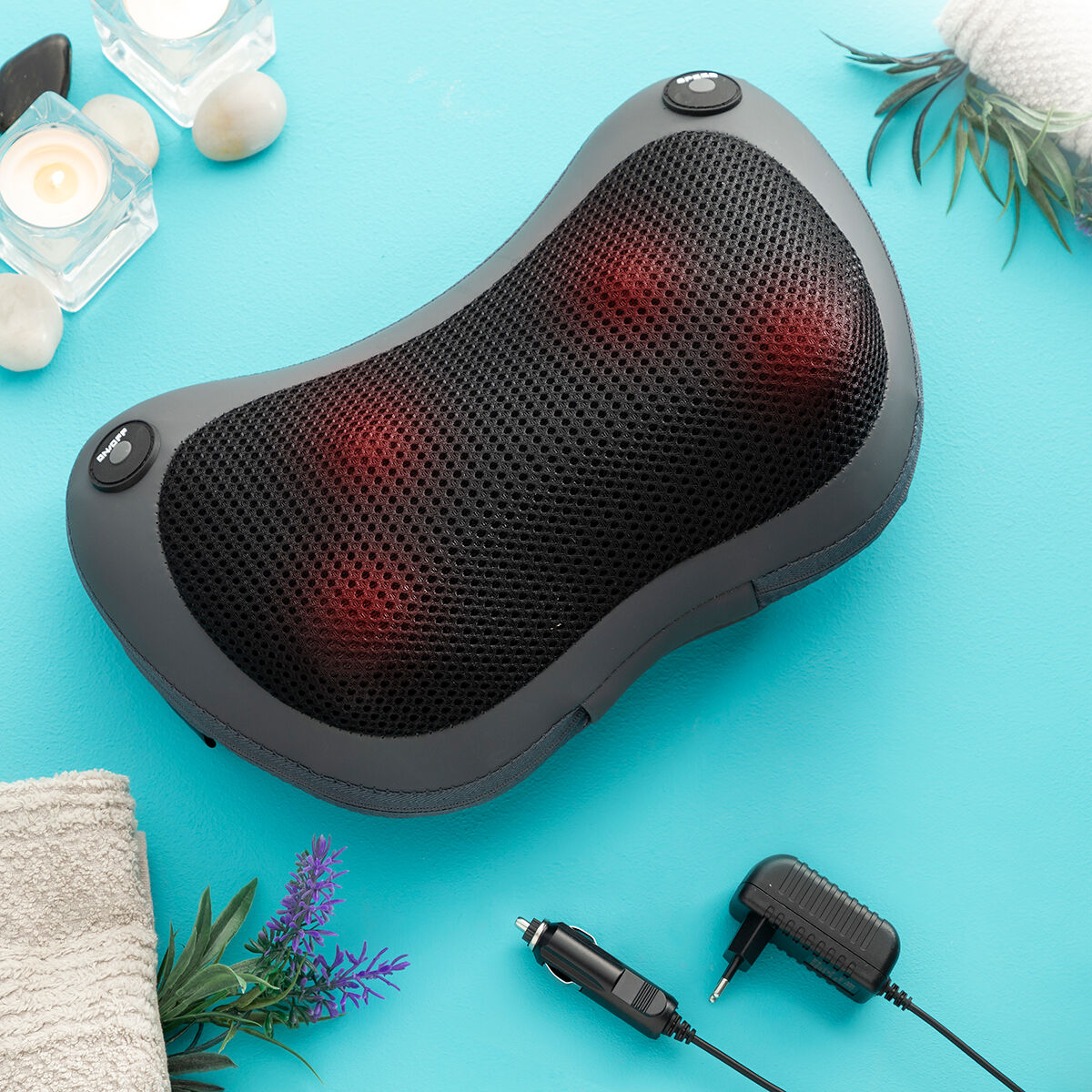 Kompakt Shiatsu Massager Elektrisk Nackmassage