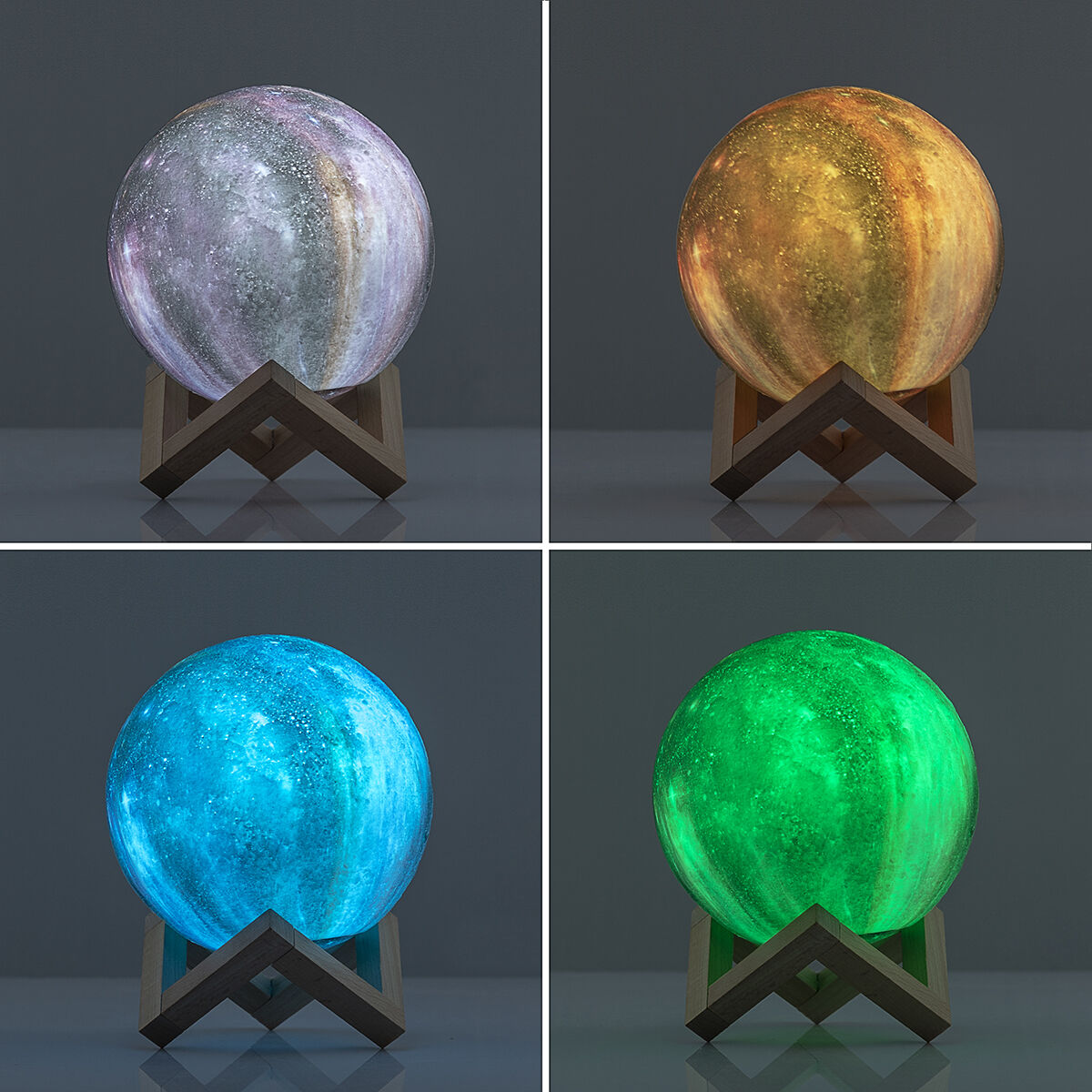 Uppladdningsbar Galaxy LED-lampa