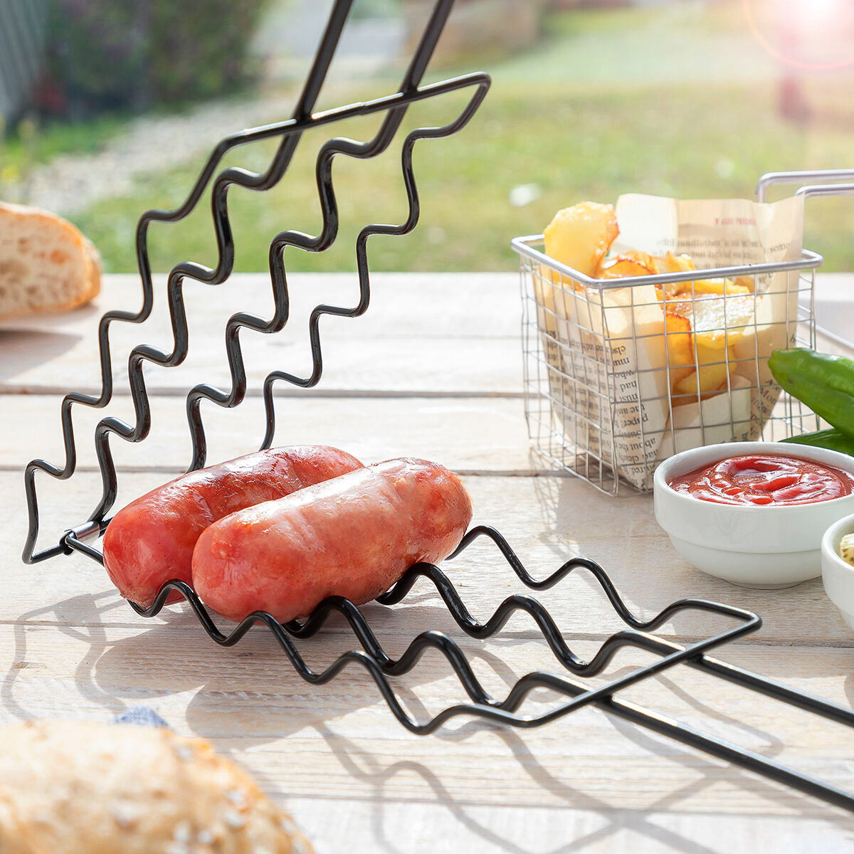 Grillspett 4st korvar samtidigt