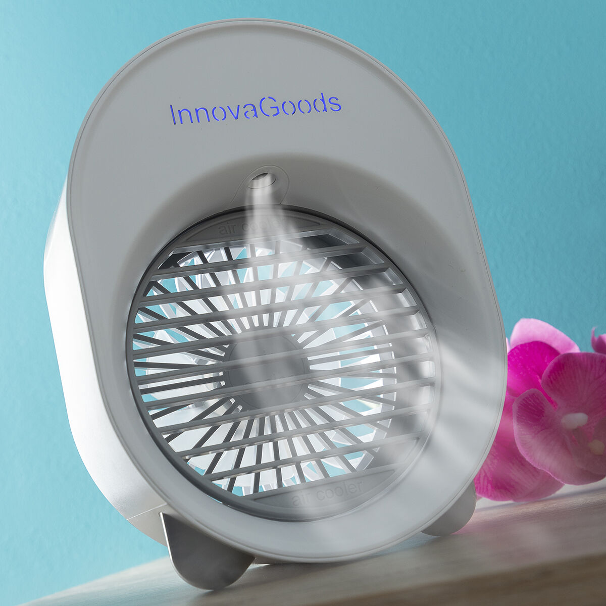 Mini ultraljud luftkylare- luftfuktare med LED