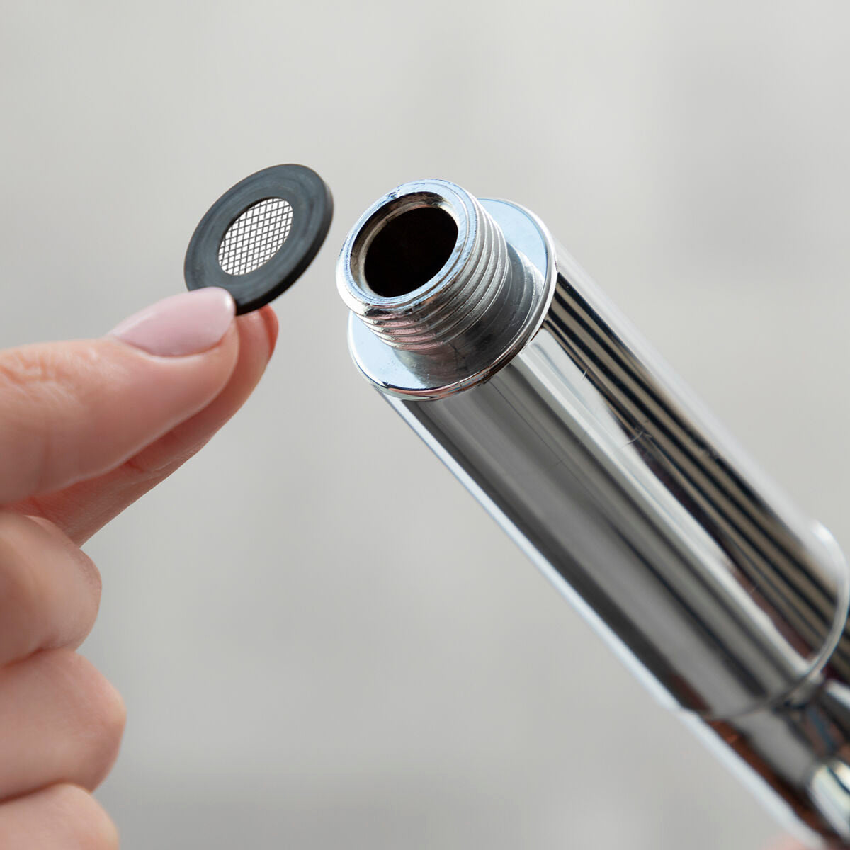 Ekodusch med tryckpropeller och reningsfilter
