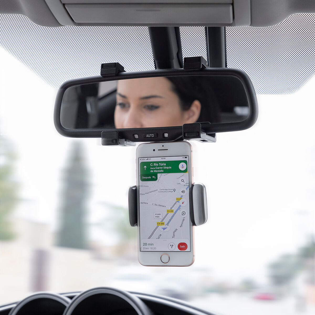 Smartphone-hållare för backspegel bil