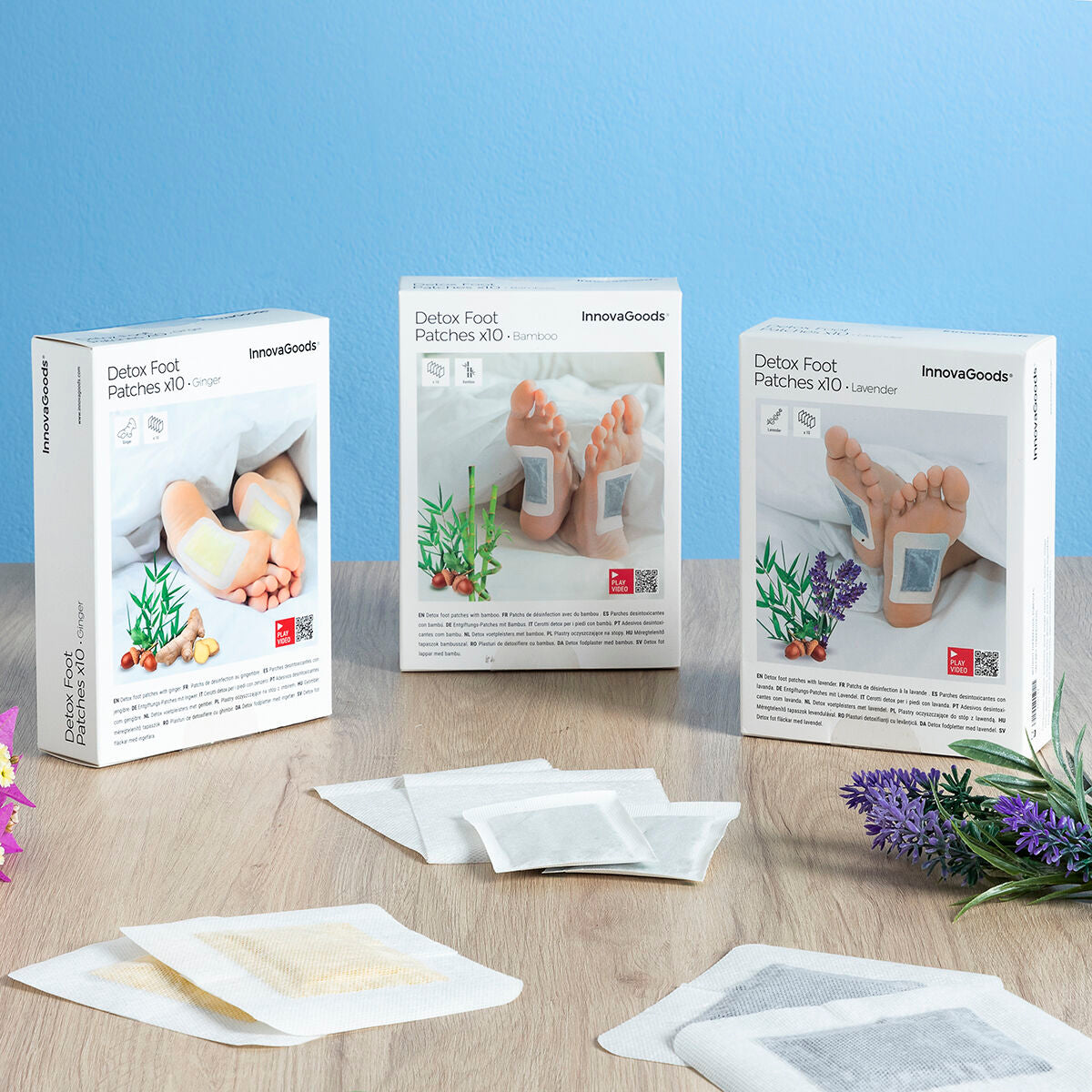 Detox Foot Patches Bamboo InnovaGoods