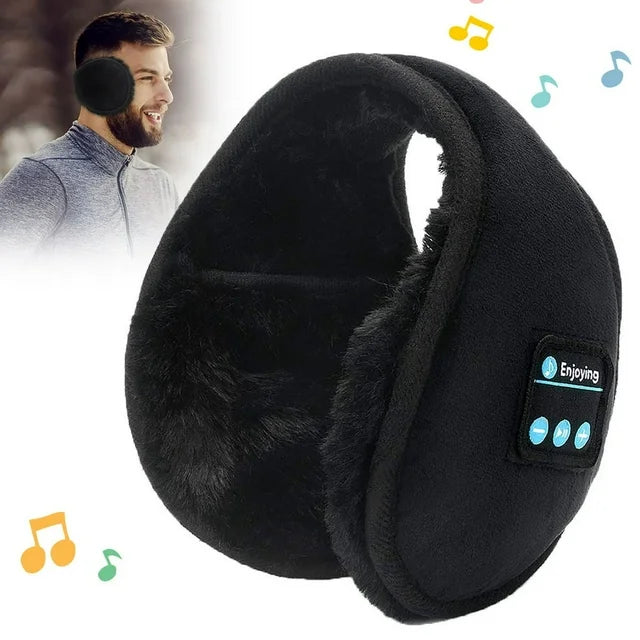 Bluetooth Öronvärmare med Trådlösa Hörlurar – Vinterhörselkåpor för Dam & Herr