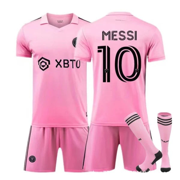 2023-2024 Major League Soccer Messi No.10 Miami International Jersey Home Away Adult Kids Soccer Jersey Kit