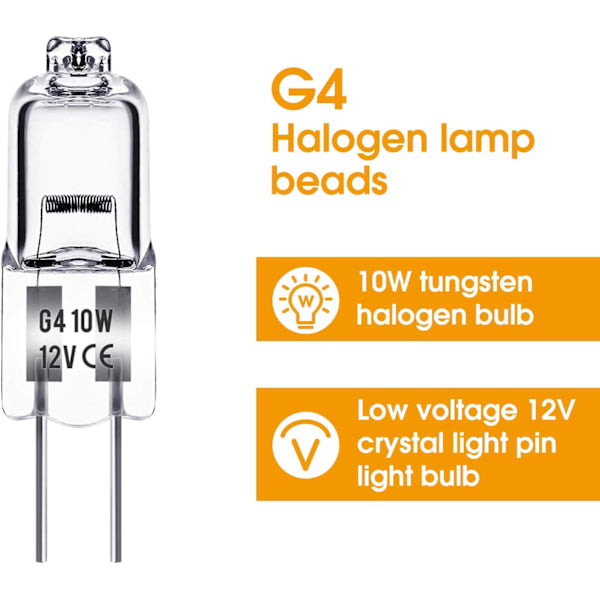 G4 Halogenlampor - 20 pack