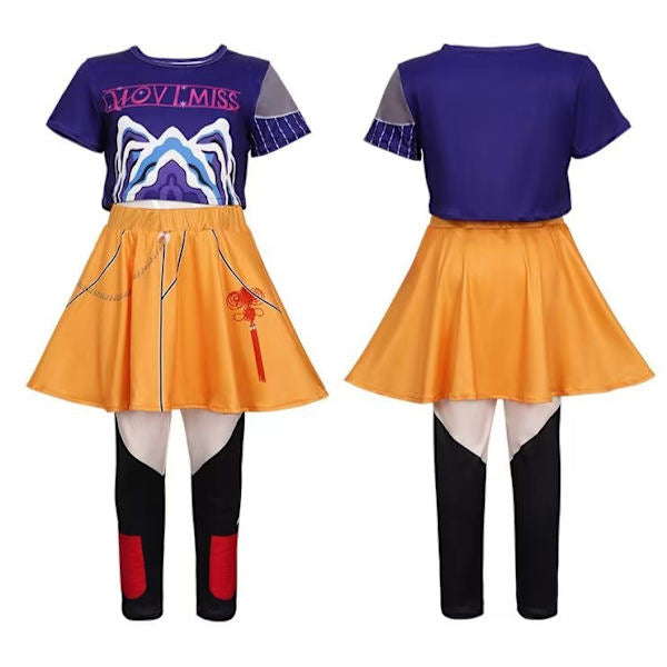 Demon Slayer Cosplay Kostym – Mira, Zoey & Rumi Halloween 2025