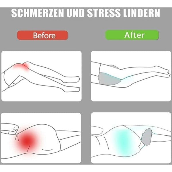 Ortopedisk Knäkudde med Memory Foam Ergonomisk design Tvättbar