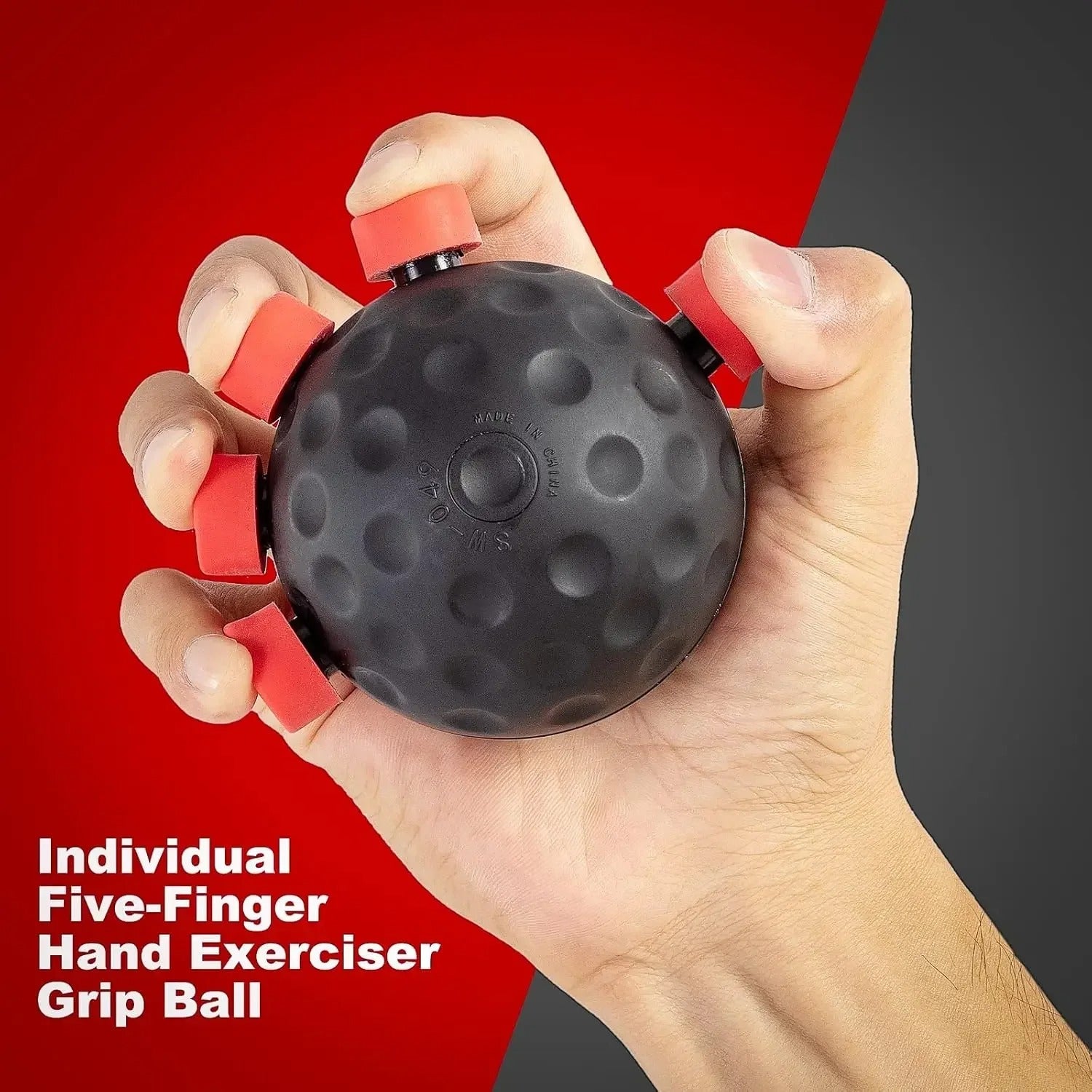 Fem finger Grepptränare 45 Kg Stärka Fingrar, Hand och Grepp