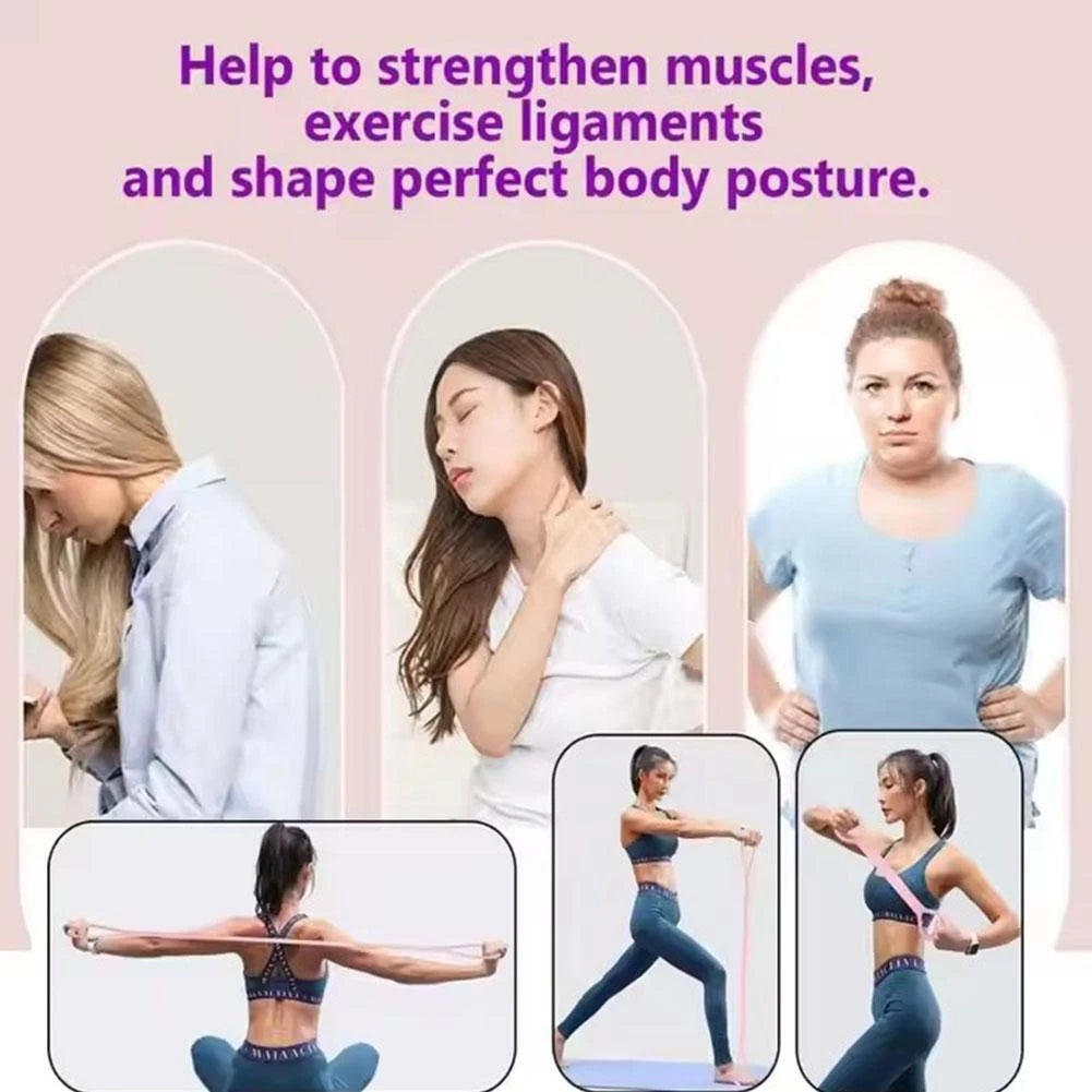 Yoga Motståndsband för Rygg- och Styrketräning Helkroppsträning
