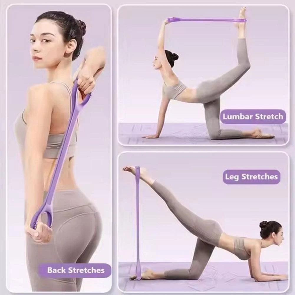 Yoga Motståndsband för Rygg- och Styrketräning Helkroppsträning