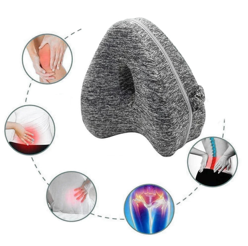 Ortopedisk Knäkudde med Memory Foam Ergonomisk design Tvättbar