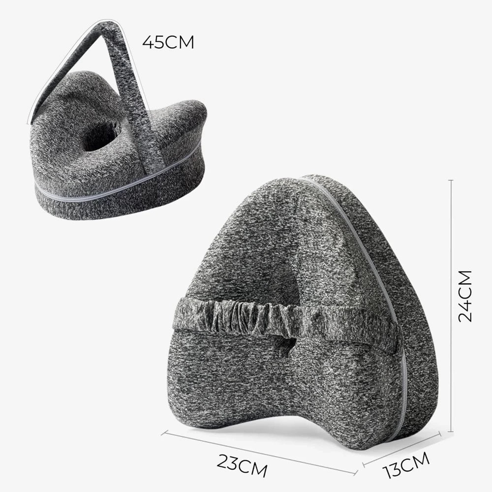 Ortopedisk Knäkudde med Memory Foam Ergonomisk design Tvättbar