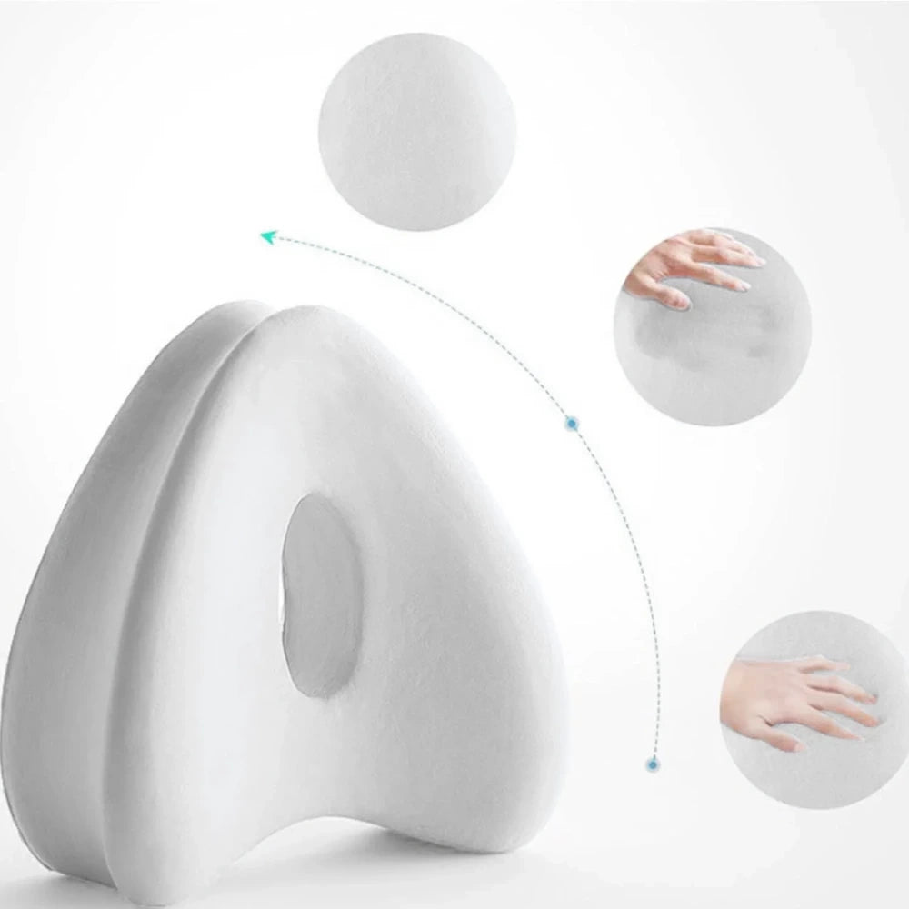 Ortopedisk Knäkudde med Memory Foam Ergonomisk design Tvättbar
