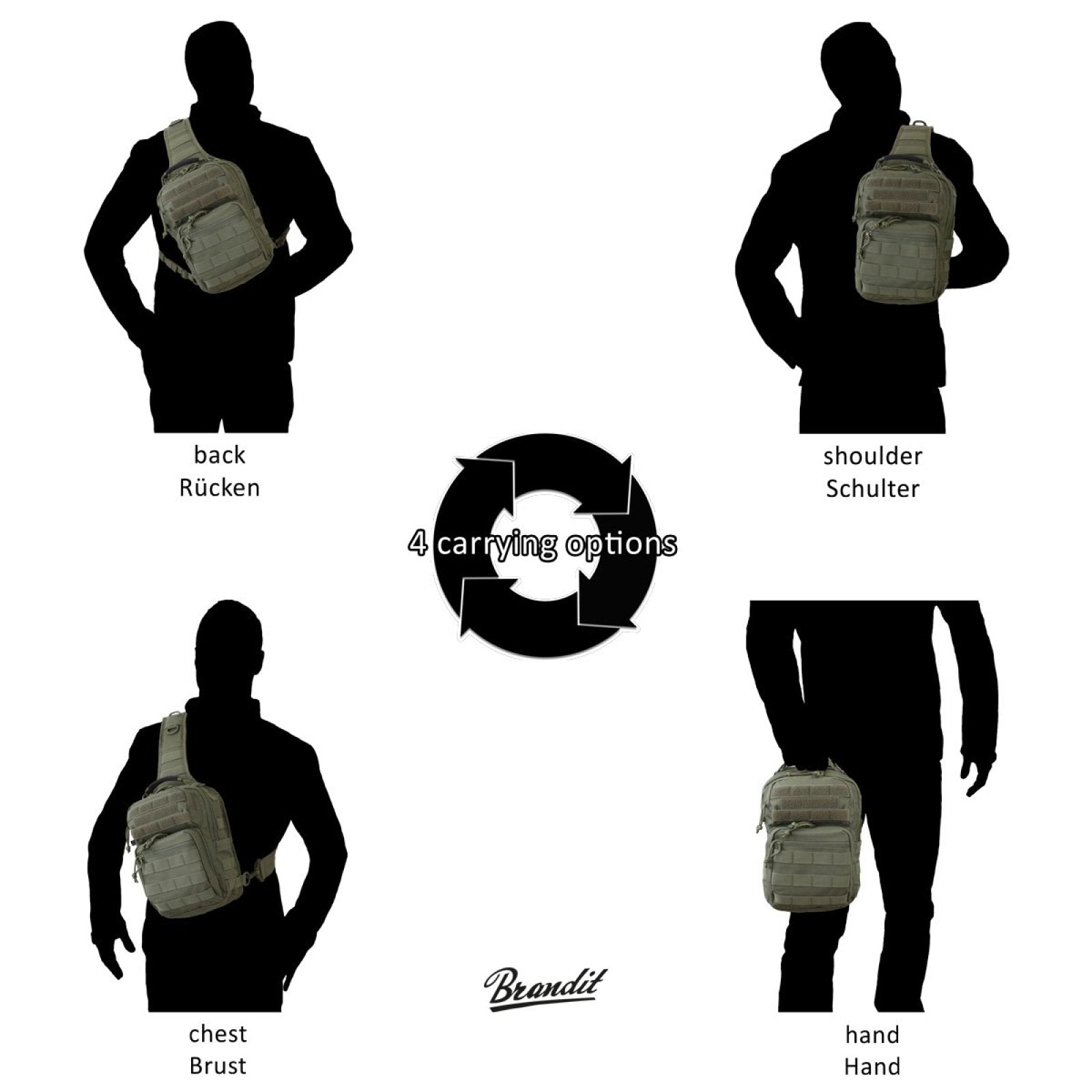 US Cooper Every Day Carry Sling (axelremsväska)