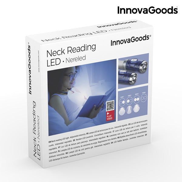 LED-belysning bakom nacke bokläsning